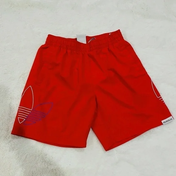 Adidas Primeblue FTO Men’s Red Swim Shorts Size Small - Picture 3 of 13